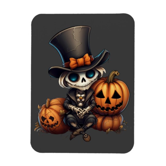 Steampunk Skeleton Magnet (Vertikal)