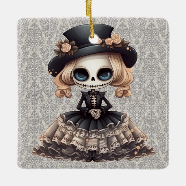 Steampunk Skeleton Ornament (Framsida)