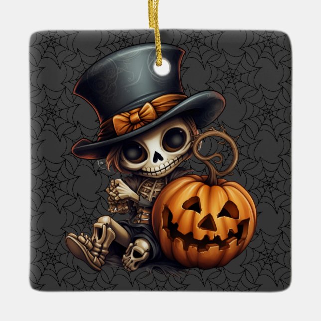 Steampunk Skeleton Ornament (Framsida)
