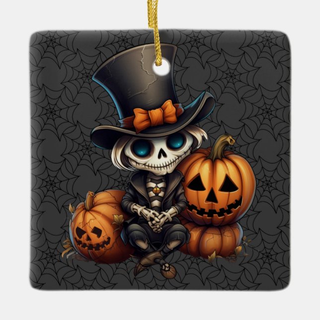 Steampunk Skeleton Ornament (Framsida)