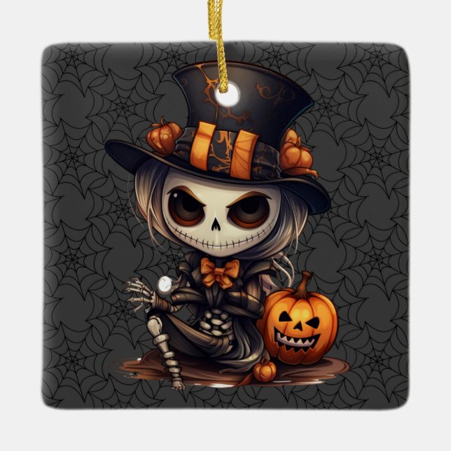 Steampunk Skeleton Ornament (Framsida)