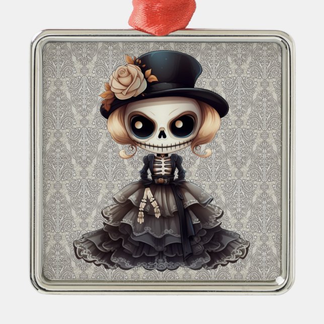 Steampunk Skeleton Ornament (Framsidan)