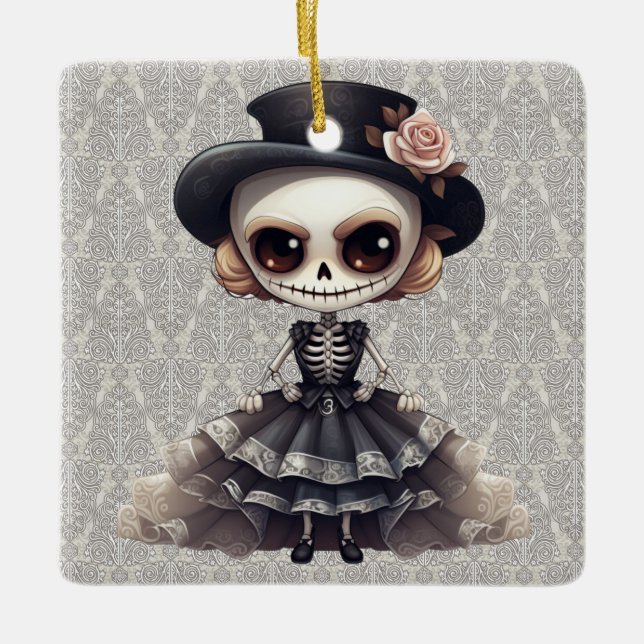 Steampunk Skeleton Ornament (Framsida)