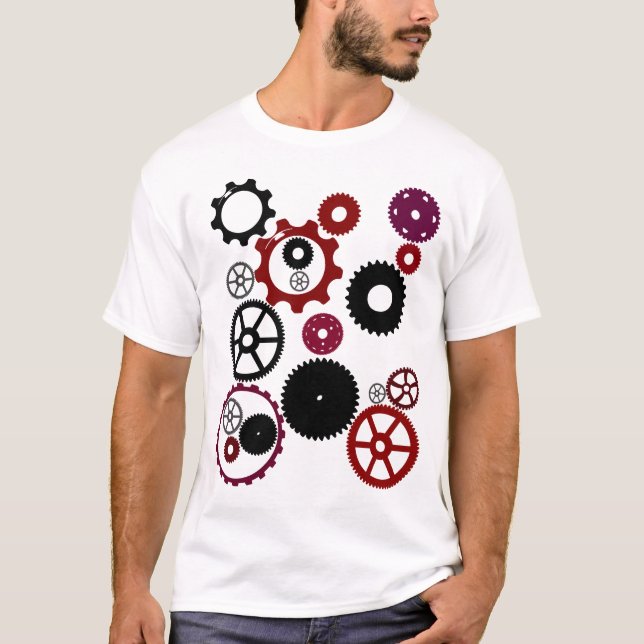 Steampunk skjorta tee (Framsida)