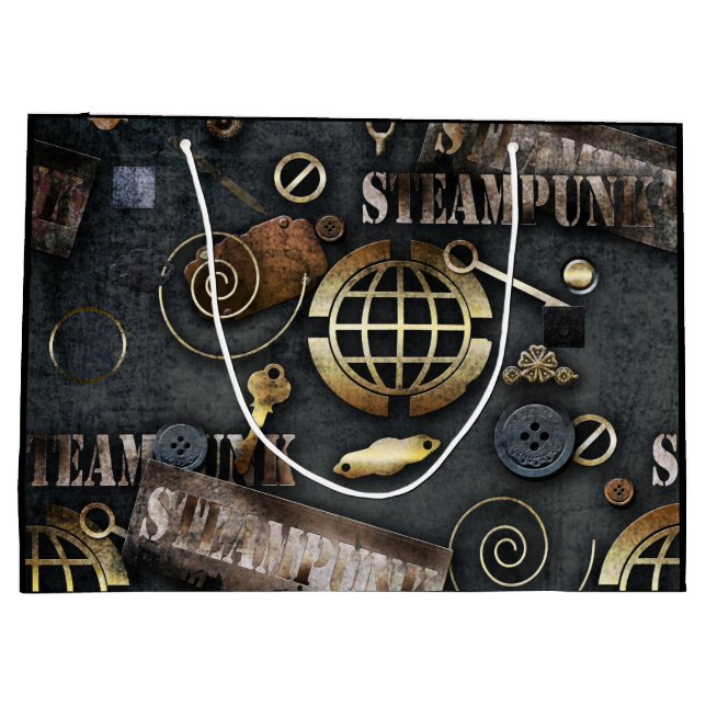 Steampunk, skrapbokning (Baksidan)