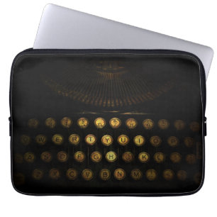 Steampunk skrivmaskinsMacbook sleeve