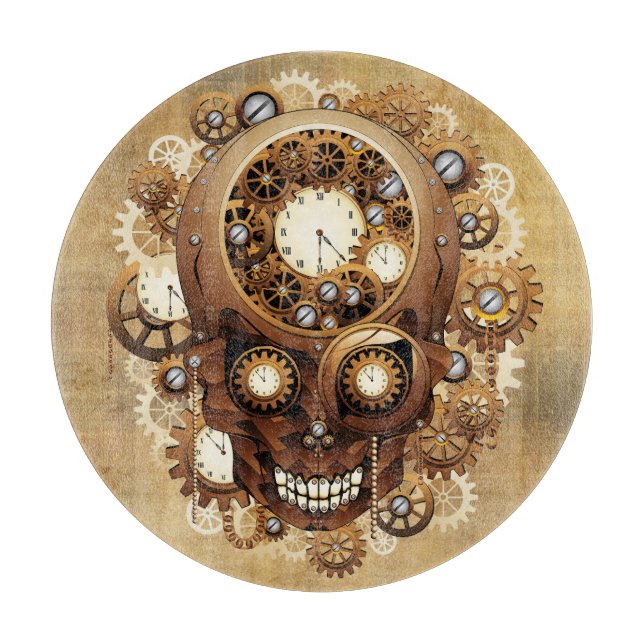 Steampunk Skull Gothic Stil (Framsidan)