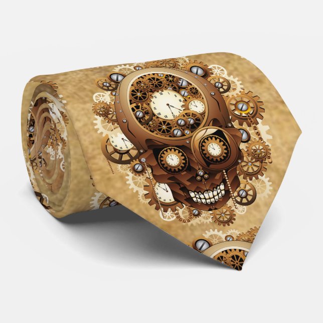 Steampunk Skull Gothic Stil Slips (Rullad)