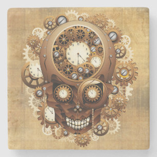 Steampunk Skull Gothic Stil Stenunderlägg