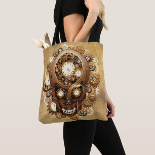Steampunk Skull Gothic Stil Tygkasse