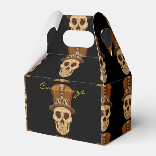 Steampunk Skull i Top hat/gasmask Thunder_Cove Presentaskar