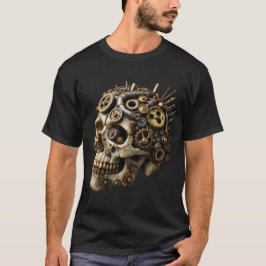 Steampunk Skullmekanik T Shirt