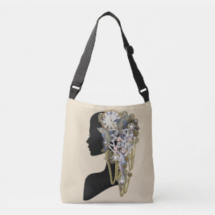 Steampunk skulpture - Art Trendig Axelväska