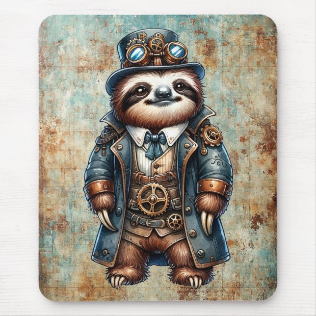 Steampunk Sloth Musmatta (Framsidan)