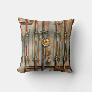 Steampunk - Smörjfördelaren Kudde
