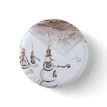 Steampunk Snowbots 1.5 in Button