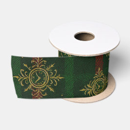Steampunk Snowflake Red och Grönt Tartan