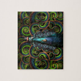 Steampunk - Söt som påfågel Pussel