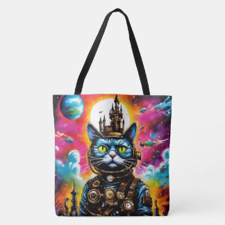 Steampunk Space Kat II Tygkasse