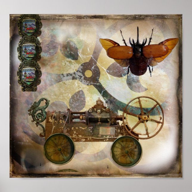 Steampunk Spela Poster (Framsidan)