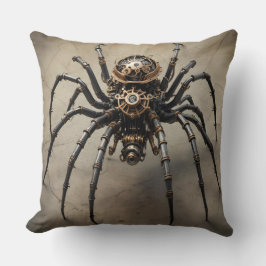 Steampunk Spider-design - två sidor Kudde