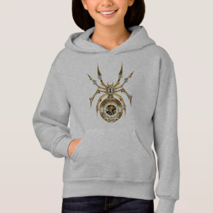 Steampunk Spider på Lila Background T Shirt