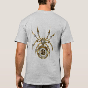 Steampunk Spider på Lila Background T Shirt