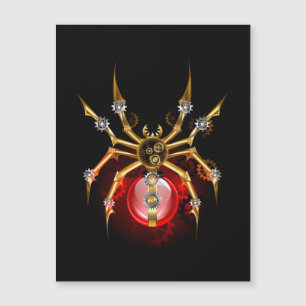 Steampunk spider på svart