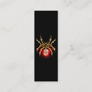Steampunk spider på svart