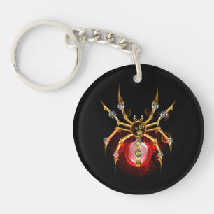 Steampunk spider på svart