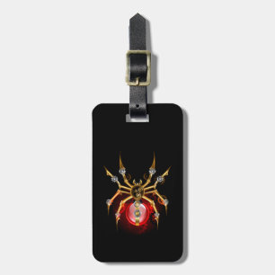 Steampunk spider på svart bagagebricka