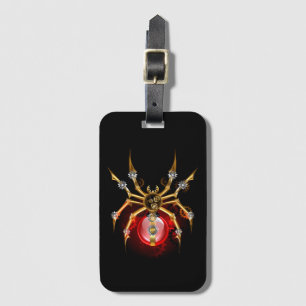 Steampunk spider på svart bagagebricka