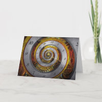 Steampunk - spiral - oändlig tid
