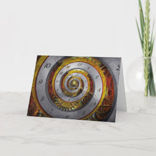 Steampunk - spiral - oändlig tid kort
