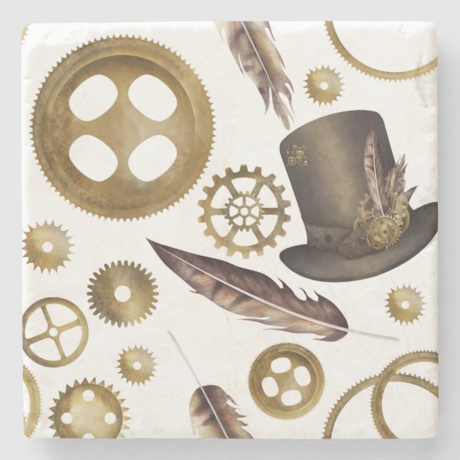 Steampunk Stenunderlägg (Framsidan)