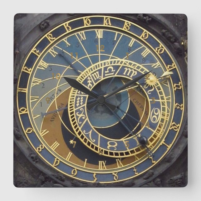 Steampunk stil astronimisk prag stor klocka (Framsida)