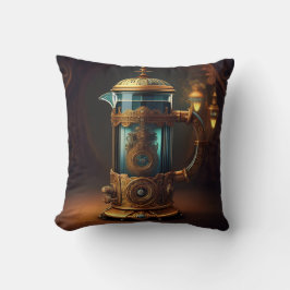 Steampunk Stil Fransk Press Kudde