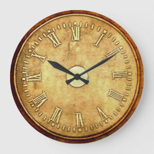 Steampunk Stil Rust Edged Stor Klocka