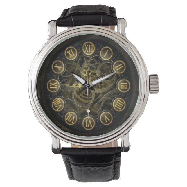 Steampunk Stil Watch Armbandsur (Framsida)