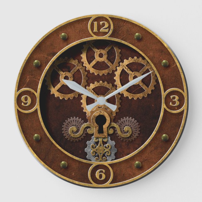 Steampunk Stor Klocka (Framsida)