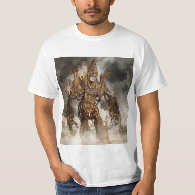 Steampunk stora Ben skjorta 2 Tee (Framsida)
