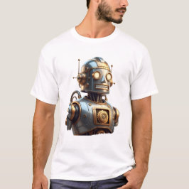 Steampunk Style Robot T Shirt