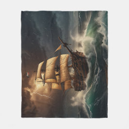 Steampunk Submersible Ocean-liner Fleecefilt