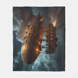 Steampunk Submersible Ocean-liner Fleecefilt