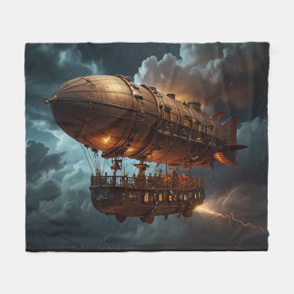 Steampunk Submersible Ocean-liner Fleecefilt