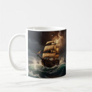 Steampunk Submersible Ocean-liner Kaffemugg