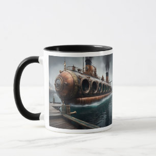 Steampunk Submersible Ocean-liner Mugg