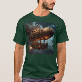 Steampunk Submersible Ocean-liner T Shirt