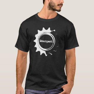 Steampunk svart tee shirt