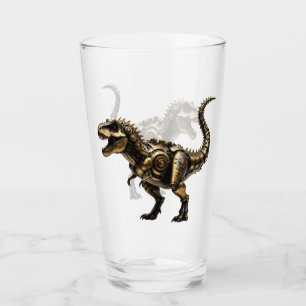 Steampunk T-Rex Mech – Mässings Dino Odjur Glaskopp